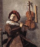 Judith leyster Young Flute Player Germany oil painting artist